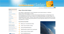 Desktop Screenshot of huellhorstsolar.de